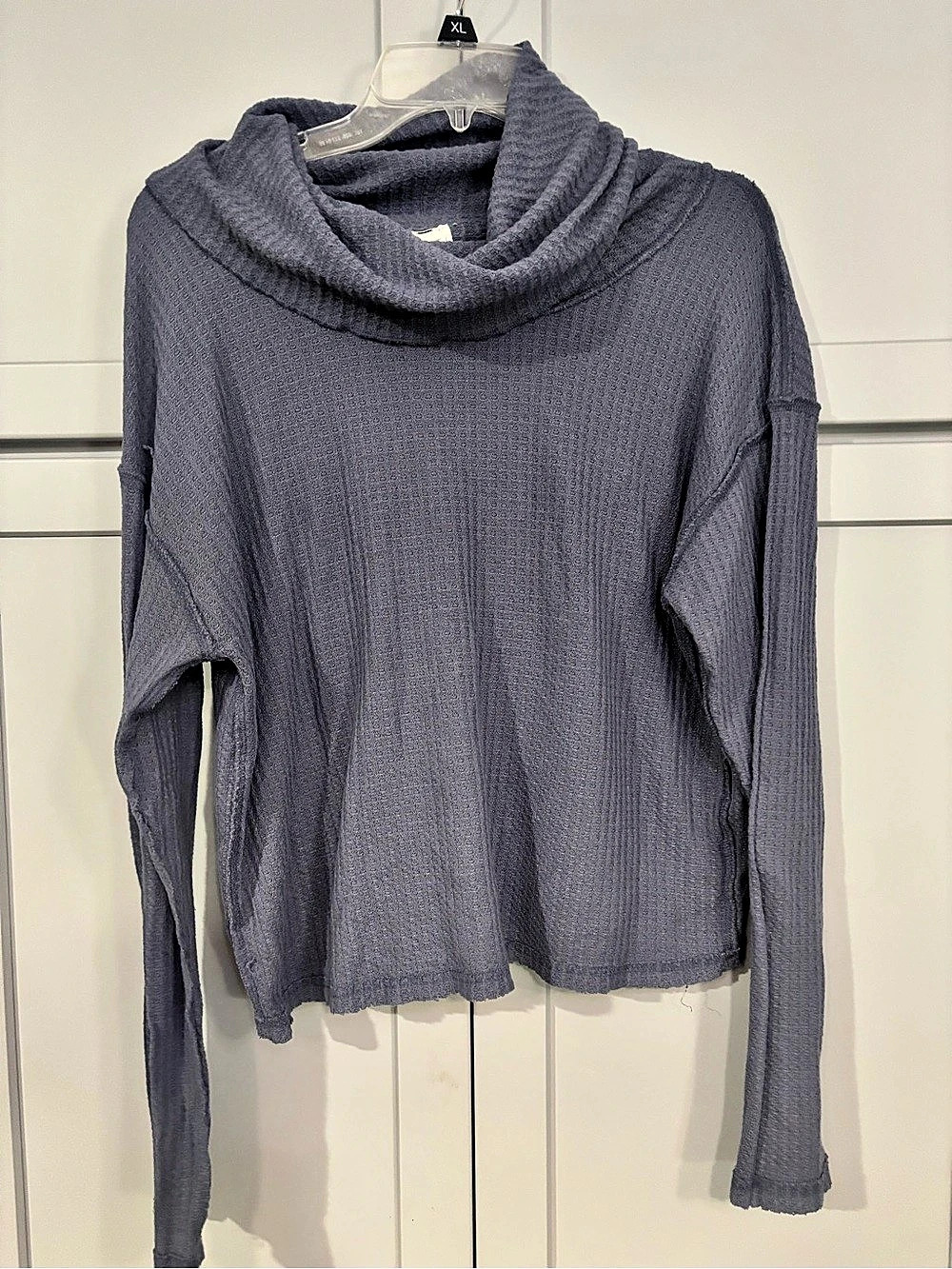 We The Free Long Sleeve Cowl Neck Top by Free People Size Medium